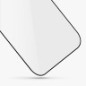 Защитное стекло Uniq OPTIX Vivid для iPhone 14 Pro Max, прозрачное/черная рамка (+installer)