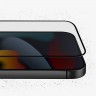Защитное стекло Uniq OPTIX Vivid для iPhone 14 Pro Max, прозрачное/черная рамка (+installer)