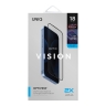 Uniq стекло для iPhone 18 Pro Max/17 Pro Max OPTIX Vision OptiView (DX2) Anti-Dust filter Black +ins