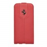 Кожаный чехол Ferrari Montecarlo Flip для iPhone 6/6s, красный