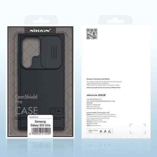 Чехол Nillkin CamShield Pro для Galaxy S23 Ultra, черный