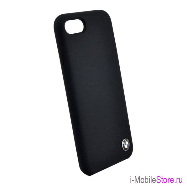 Чехол BMW Signature Liquid silicone для iPhone 7/8/SE 2020, черный