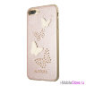 Чехол Guess Studs & Sparkles Hard Butterflies для iPhone 7 Plus/8 Plus, розовый
