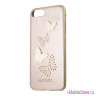 Чехол Guess Studs & Sparkles Hard Butterflies для iPhone 7 Plus/8 Plus, розовый