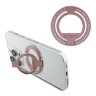 Guess кольцо-держатель MagSafe Metal Ring stand Diamond Rhinestones Pink