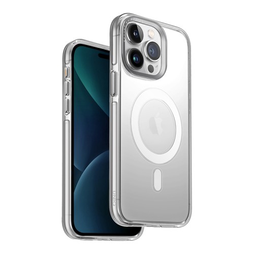 Uniq для iPhone 15 Pro Max чехол Calio Clear (MagSafe)
