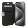 Guess для iPhone 15 Pro чехол PU 4G Big metal logo Booktype Pink