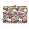 Hello Kitty для ноутбуков 13"/14" чехол Sleeve ZIP PU leather Graffiti Tags Beige