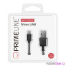 Prime Line USB-A/micro-USB (1.2 м), черный 7202
