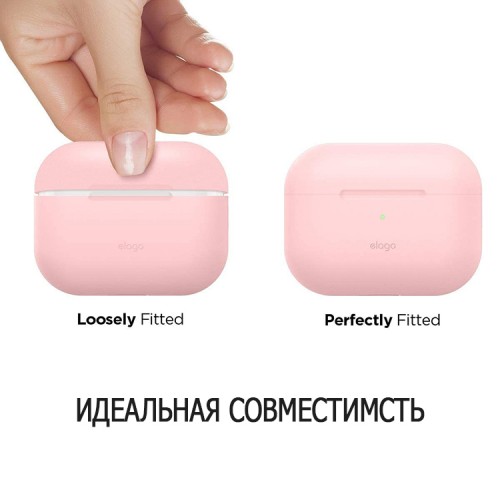 Elago для AirPods Pro 2 (all) чехол Silicone case Lovely Pink