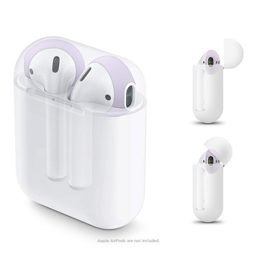 Накладки Elago Secure Fit для AirPods 1/2, розовый/фиолетовый (2 пары)