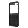 TUMI для Galaxy Z Flip 5 чехол Liquid silicone Metal logo Hard Black