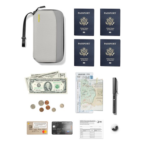 Tomtoc Travel сумка для документов Navigator-T03 Passport Bag Gray