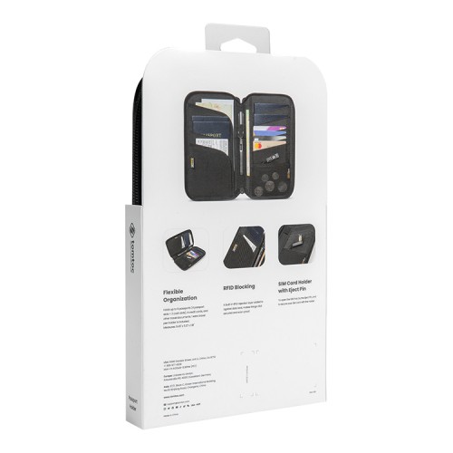 Tomtoc Travel сумка для документов Navigator-T03 Passport Bag Gray