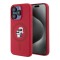 Karl Lagerfeld для iPhone 15 Pro чехол Liquid Silicone NFT Karl & Choupette Body Hard Red (MagSafe)