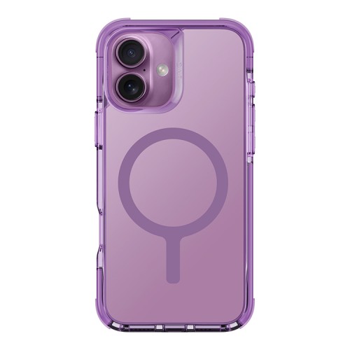Uniq для iPhone 16 чехол Combat Grape Pink (MagSafe)
