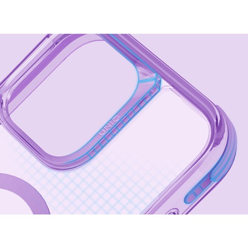 Uniq для iPhone 16 чехол Combat Grape Pink (MagSafe)