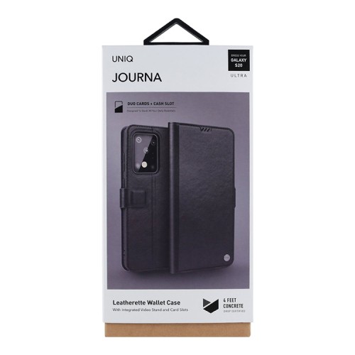 Чехол Uniq Journa Heritage для Galaxy S20 Ultra, черный