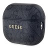 Guess для Airpods Pro 2 чехол PU leather 4G with Classic metal logo and Charm Black