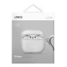 Uniq для Airpods 4 чехол Glase TPU case with carabin Clear