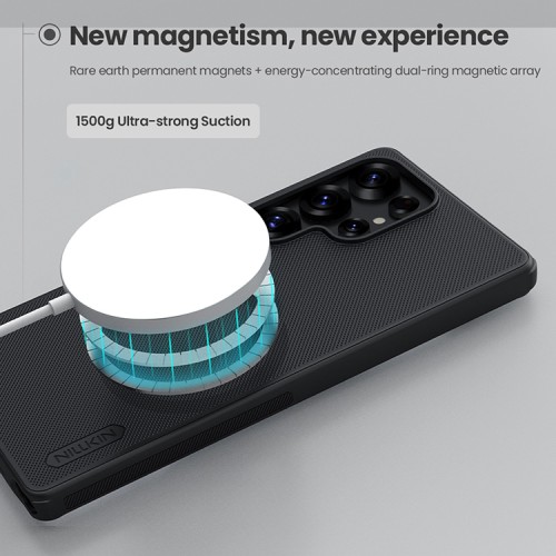Nillkin для Galaxy S25 Ultra чехол Frosted Shield Pro Magnetic Black