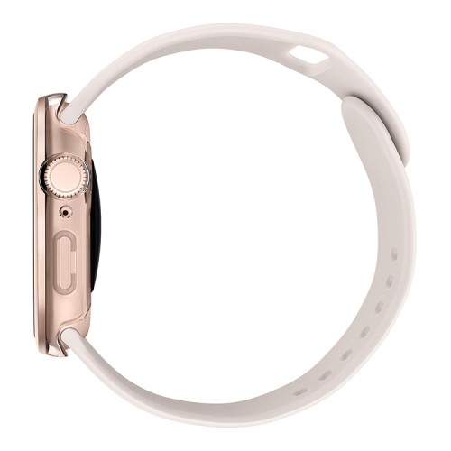 Uniq для Apple Watch 42 mm чехол VOUTE with 9H Tempered Glass Rose Gold