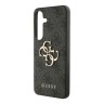 Guess для Galaxy S25 чехол PU 4G Big metal logo Hard Black
