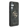 Guess для Galaxy S25 чехол PU 4G Big metal logo Hard Black