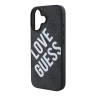 Guess для iPhone 16 чехол PU Love Guess logo Hard Black (MagSafe)