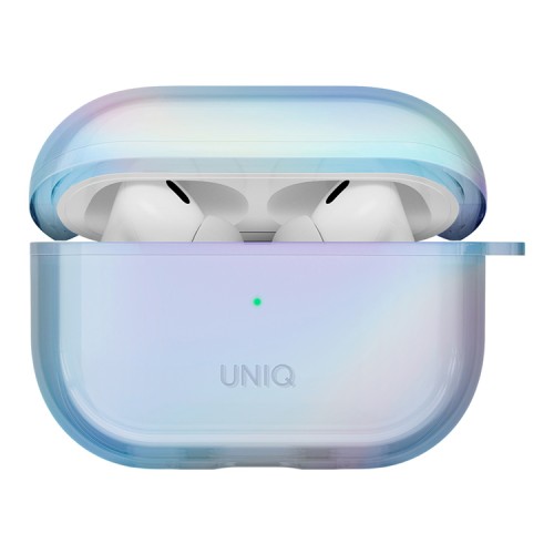 Uniq для Airpods Pro 2 чехол Iridescia (holographic) Eclipse Blue