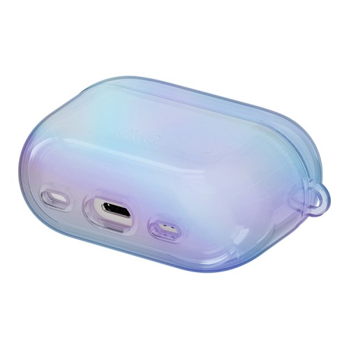 Uniq для Airpods Pro 2 чехол Iridescia (holographic) Eclipse Blue