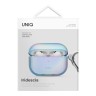 Uniq для Airpods Pro 2 чехол Iridescia (holographic) Eclipse Blue