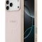 Guess для iPhone 17 Pro чехол PU Saffiano with Classic metal logo Hard Pink (MagSafe)
