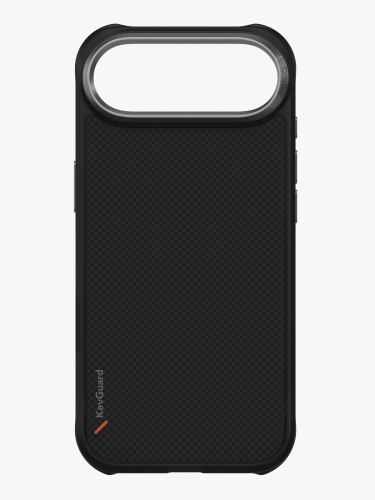 Uniq для iPhone Air чехол KEVA Kevlar Carbon Black (MagSafe)