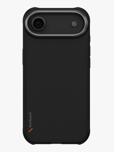 Uniq для iPhone Air чехол KEVA Kevlar Carbon Black (MagSafe)
