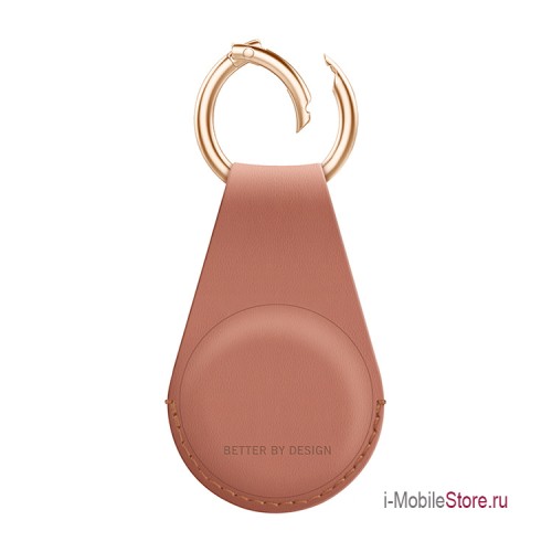 Uniq чехол Domus Leatherette для AirTag, розовый