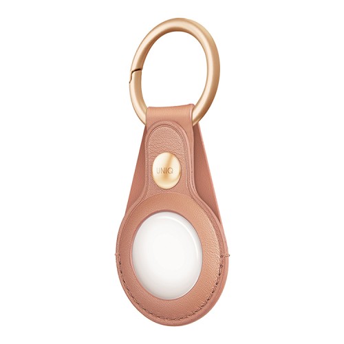 Uniq чехол Domus Leatherette для AirTag, розовый