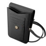 Сумка Guess Wallet Bag Saffiano Script logo для смартфонов, черная