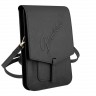 Сумка Guess Wallet Bag Saffiano Script logo для смартфонов, черная