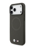 BMW для iPhone 17 Pro чехол M-series PU Full Wrapped Metal logo & Cam Hard Anthracite (MagSafe)