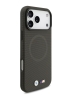 BMW для iPhone 17 Pro чехол M-series PU Full Wrapped Metal logo & Cam Hard Anthracite (MagSafe)