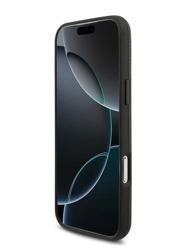 BMW для iPhone 17 Pro чехол M-series PU Full Wrapped Metal logo & Cam Hard Anthracite (MagSafe)