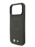 BMW для iPhone 17 Pro чехол M-series PU Full Wrapped Metal logo & Cam Hard Anthracite (MagSafe)