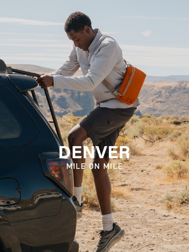 Uniq сумка DENVER Canvas Crossbody Bag 5L Orange