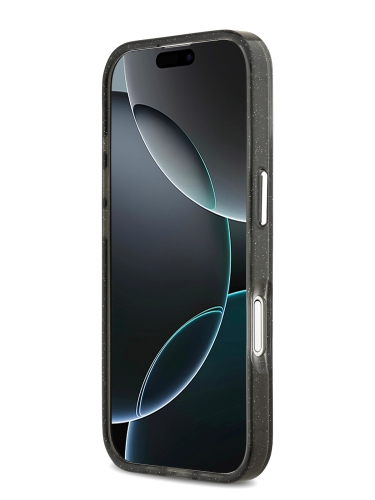 Karl Lagerfeld для iPhone 17 чехол IML NFT Karl&Choup Head on logo Metal Cam Hard Black (MagSafe)