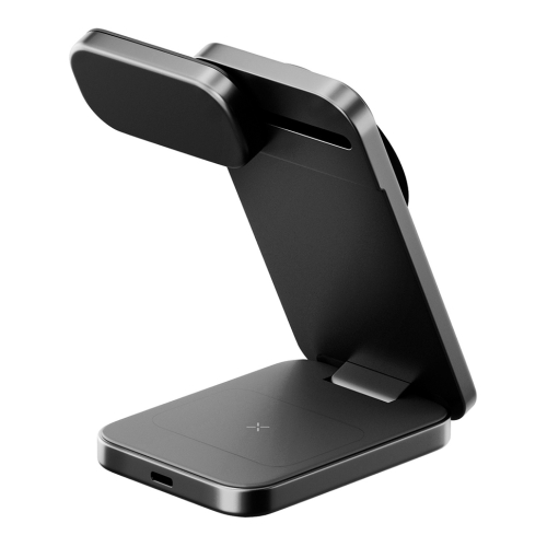 Energea Беспроводное СЗУ MagTrio 2, 3in1 magnetic wireless foldable charger Qi2 25W Gunmetal