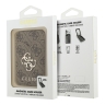 Guess картхолдер бумажник-стенд Wallet MagSafe Cardslot Stand with Mirror PU 4G Big metal logo Brown