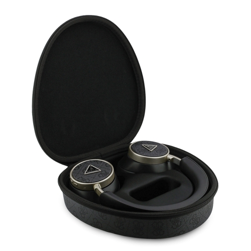 Guess наушники беспроводные накладные Bluetooth HP ENC PU 4G with Triangle Diamond Logo Black