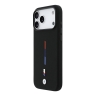 BMW для iPhone 17 Pro чехол M-series Liquid silicone Metal cam Tricolor Hard Black (MagSafe)