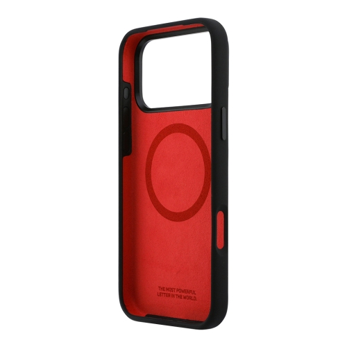 BMW для iPhone 17 Pro чехол M-series Liquid silicone Metal cam Tricolor Hard Black (MagSafe)